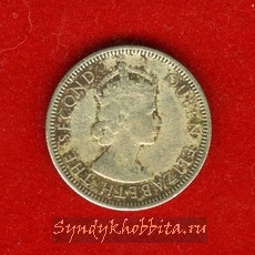 10 центов 1953 год Малайзия